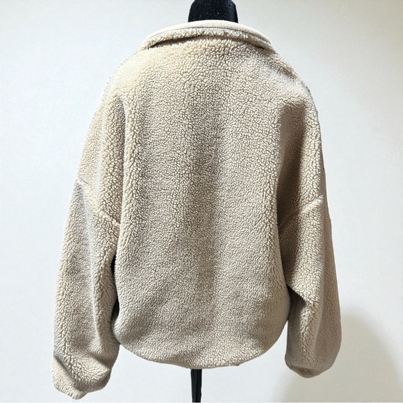 Lily & Lottie Cream Sherpa Fleece Jacket XL - Picture 2 of 9